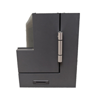 Puerta y ventana de aleación de aluminio a prueba de huracanes, rotura térmica insonorizada, Patio, toldo de aluminio de doble acristalamiento, muestra de ventanas