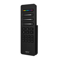 C9 C10 C10-B Miboxer 2.4G Télécommande sans fil noire avec technologie de transmission 4 canaux RF SPI
