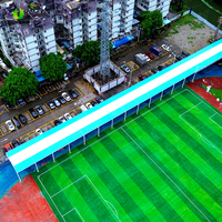 Tente tunnel sportive extérieure en membrane PVC avec structure en aluminium pour pistes de course et installations sportives des écoles secondaires en Chine