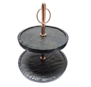 Nouveau support de gâteau en plaque galvanisée écologique avec bouton en résine outil de cuisine de style Ins rond pour la cuisson et la décoration - Product Image 3