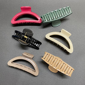 半圆方形小大可弯曲发爪夹橡胶牢不可破发夹柔软硅胶柔性爪夹 - Product Image 3