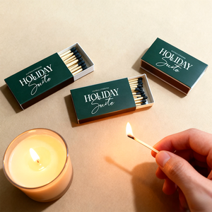 High Quality Rigid <strong>Gift</strong> <strong>Box</strong> Matchbox Black Matchboxes Custom Drawer Match <strong>Box</strong> With <strong>Long</strong> Black Matches - Product Image 2