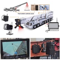 Caméra de recul sans fil pour voiture, capteur AHD 1080P HD, vision nocturne, système de surveillance des angles morts, étanche, fixation universelle pour grue