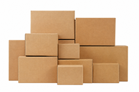 Cartons à fentes standard RSC, boîtes d'expédition en carton ondulé, taille personnalisée, vente en gros avec logo, emballage direct usine, faible MOQ
