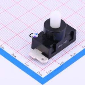 DPC-1113-R-AAL11-01R <b>Push</b> <b>Button</b> <b>Switch</b> <b>Switch</b> Single Pole Single Throw - Normally Open No Lock Round Plunger Through Hole - Product Image 1