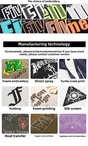 เสื้อยืดผู้ชายทรงหลวม แขนสั้น รุ่น 280G Retro Salted Wash 3D ผ้าเจอร์ซีย์ 100% ผ้าฝ้าย พิมพ์ลายดิจิตอล โลโก้ ไซส์ยุโรป - Product Image 3