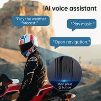 Intercom de moto Q29 1080P avec caméra grand angle 120°, 1500 mAh, étanche IPX6, Bluetooth, suppression du bruit, écouteurs pour casque