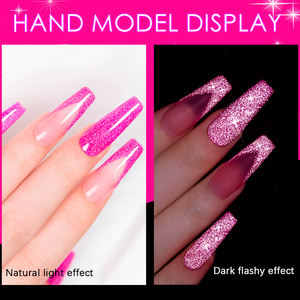 ZRKGEL nouveauté couleurs néon OEM/ODM échantillon gratuit fournisseur d'ongles en gros tremper ensemble de vernis à ongles disco gel de marque privée - Product Image 6