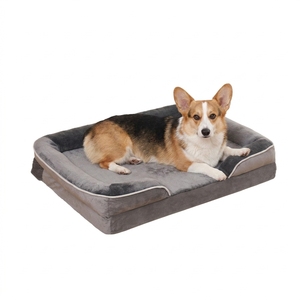 Cama Ortopédica para Perros, Espuma de Masaje, Impermeable, Sofá Cama para Mascotas, Resistente a los Arañazos, Lavable, para Perros Grandes y Medianos - Product Image 1