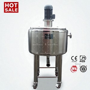 Réservoir de mélange de chaleur liquide en acier inoxydable pour la transformation industrielle laitière de 300 L - Product Image 4