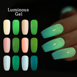 Suministros profesionales para uñas, neón fluorescente, brilla en la oscuridad, esmalte, gel de uñas luminoso UV - Product Image 1