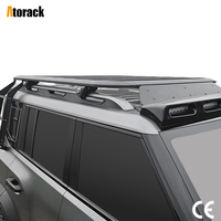 Porte-bagages de toit pour voiture Shanghai T2, panier plat en aluminium 125x188cm, pour Jetour Traveller/T2, installation sans barres transversales, accessoires de fixation au toit