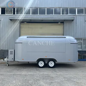 Chariot de desserts commercial, camion de restauration mobile extérieur avec certification COC - Product Image 1
