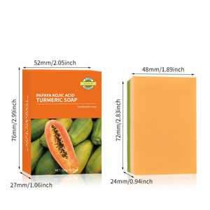 Jabón de Baño OEM de 70g-115g para el Cuidado de la Piel de Adultos, Jabones Naturales de Papaya, Melocotón, Sandía y Uvas - Product Image 3