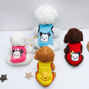 Lindos chalecos de dibujos animados de animales para perros y gatos, chaleco fino de poliéster de verano de Mickey Minnie Winnie KF220517 - Product Image 2
