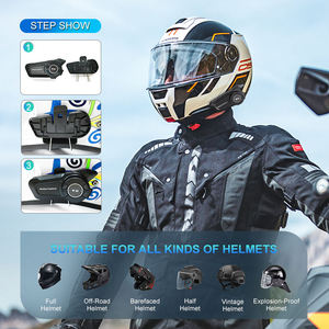 Auriculares Inalámbricos para Casco Integral Y50 de 1800 mAh para Motociclismo, Resistentes al Agua IPX6, Llamadas Telefónicas - Product Image 3