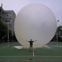 Ballon gonflable géant en latex de 6000 g, sphère ronde de 15 mètres de diamètre, vente directe d'usine, ballon météo pour décoration de fête