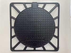 Couvercle et cadre de <span class=keywords><strong>regard</strong></span> en <span class=keywords><strong>fonte</strong></span> robuste D400, couvercle de télécommunications rond en <span class=keywords><strong>fonte</strong></span> ductile pour égouts - Product Image 4