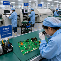 Service de conception et de fabrication de circuits imprimés Rogers 4/PCBA sur mesure de haute précision, finition de surface ENIG, épaisseur 1,6 mm, blindage RF/EMI