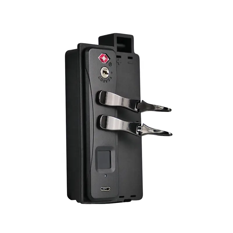 B19 New product custom suitcase smart electronic safe embedded fingerprint lock for case luggage