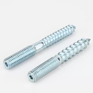 Vis autoperceuses double face en acier au carbone plaqué zinc bleu 90 mm pour meubles et bois - Product Image 5