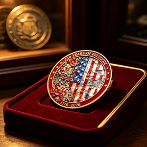 Pièce de monnaie commémorative de l'anniversaire de l'Amérique pour collection - Product Image 3