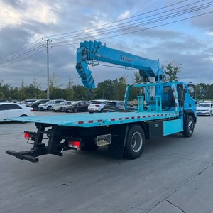 Foton Rowor 4x2 <b>Flatbed</b> Wrecker with 3 Ton 5 Ton Arm Boom Crane Slidebed Tow <b>Truck</b> for City Breakdown Recovery - Product Image 6