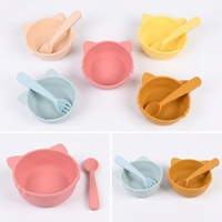 Bol en silicone personnalisé pour bébé, bol d'apprentissage pour tout-petits, OEM ODM ACC-001