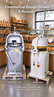Diviseuse-rondeuse de pâte semi-automatique, machine commerciale de segmentation de pâte, machine à boulettes de pâte pour boulangerie