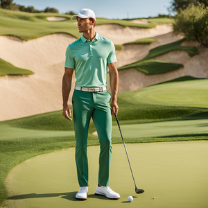 Polyester <strong>Trouser</strong> Casual Chino Pants <strong>for</strong> <strong>Men</strong> Stretch <strong>Golf</strong> Pants - Product Image 3