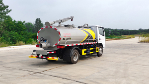Camión de Succión de Aguas Residuales Diésel Euro 6 de 5000L de Alta Calidad, Producido en China, con Constantes Elogios de los Usuarios en Gambia y Zambia - Product Image 4