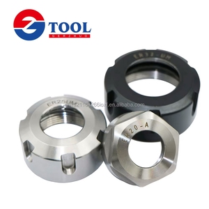 Écrous de serrage ER16A ER20A ER16M ER20M en acier 40Cr pour <span class=keywords><strong>mandrin</strong></span> à pince ER - Product Image 6