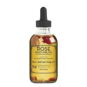100% Puur Natuurlijke Organische Mix Van Abrikoos Essentiële Olie Rose Multi-Gebruik Olie Voor Gezicht Lichaam En Haar