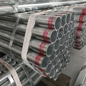 Bornes de tuyau galvanisées à chaud de 6 "poteau de support de tuyau en acier galvanisé à chaud