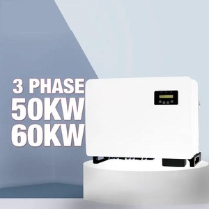 Convertidor fotovoltaico trifásico industrial fiable conectado a la red, regulador de energía híbrido de 50KW 60KW para proyectos solares comerciales - Product Image 6