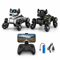 TQ21 8-Rad-Stunt-Roboterhund RC-Tiermodell mit HD-Frontkamera, FPV-WLAN-Videoübertragung, Follow-Me-Funktion und anfängerfreundlicher Fernbedienung
