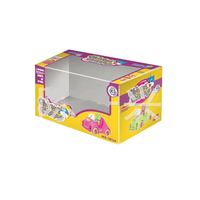 Boîte en plastique transparente avec matériaux recyclés ensemble de soins de la peau emballage pour savon stockage de chaussures livre de cils boîtes de soins du corps