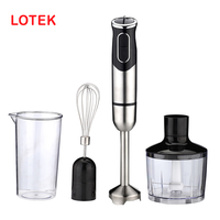 Mixeur Plongeant Électrique à Vitesse Variable avec Bouton Poussoir, Boîtier en Acier Inoxydable, Utilisation Domestique, Fabricant Chine