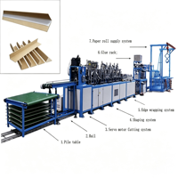 Machine automatique de fabrication de protège-angles en carton pour bordures de papier