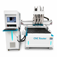 Machine de nesting CNC pour le travail du bois à quatre processeurs Shandong Chenmai, avec table robuste et précision élevée pour la production de portes d'armoires