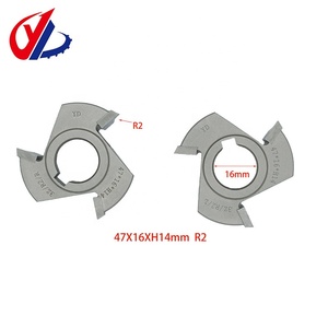 Fresa per Bordatura 47X16XH14X3Tmm R2, Parti per Macchinari per Lavorazione del Legno, per Bordatrice Automatica Italiana <span class=keywords><strong>GRIGGIO</strong></span> - Product Image 2