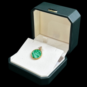 Pendentif en jadéite birmane <span class=keywords><strong>de</strong></span> qualité supérieure, grade A, rond, pour femme (certifié NGTC) - Product Image 5