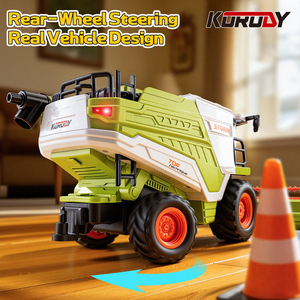 Nuevo Tractor Agrícola RC SJY-6618 Escala 1/24 2.4G 15 Canales para Niños, Camión Cosechador RC con Sonidos, Luces y Pulverizador - Product Image 4