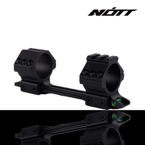 ขายึดกล้องเล็งแบบชิ้นเดียว NOTT 30 มม., ความสูง 1.14 นิ้ว, ใช้ได้กับฐานขนาด 11 มม., ทำจากอะลูมิเนียมน้ำหนักเบา สำหรับการล่าสัตว์และเลนส์ความแม่นยำสูง - Product Image 2