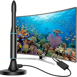 NUEVA <span class=keywords><strong>Antena</strong></span> <span class=keywords><strong>de</strong></span> <span class=keywords><strong>TV</strong></span> HD para Interiores <span class=keywords><strong>de</strong></span> Largo Alcance, <span class=keywords><strong>Amplificador</strong></span> Digital Dvbt2 4K 1080p, Banda Dual VHF UHF ISDB-T DMB-T/H ATSC, <span class=keywords><strong>Antena</strong></span> <span class=keywords><strong>de</strong></span> 39dBi 5m - Product Image 1