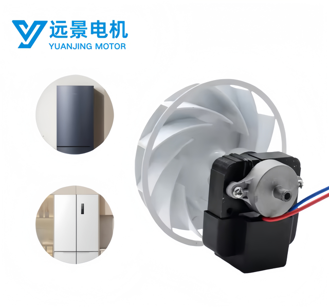 High Quality 220V 50Hz Single-Phase Shaded Pole Fan Motor for Refrigerator Freezer with Explosion-Proof Protector 50Hz Frequency