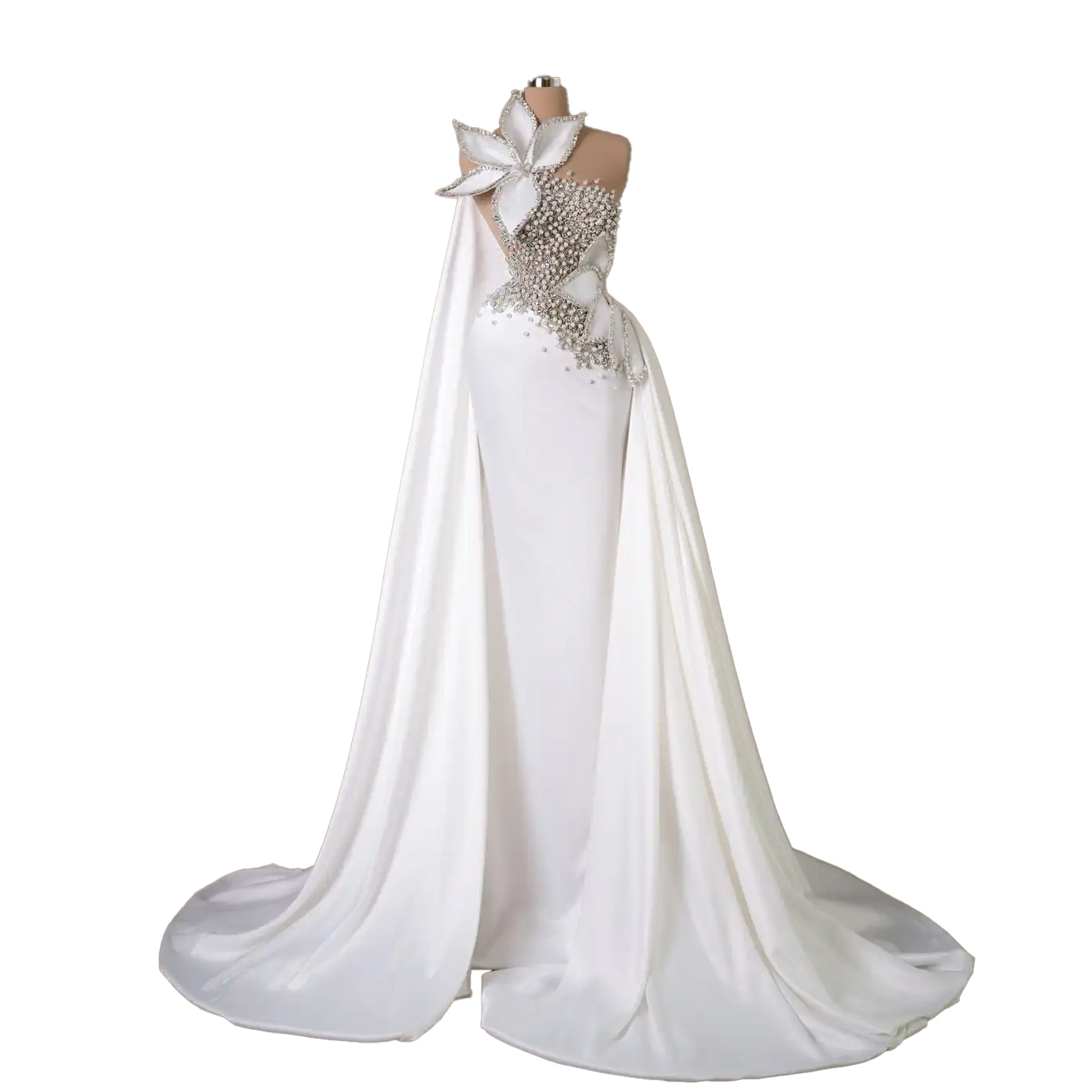 extravagant mermaid wedding dresses Long Sleeve Lace Mermaid Wedding Dress