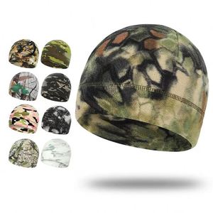Bonnet de sport camouflage en polaire polyester coupe-vent réglable pour la pêche en extérieur – Livraison rapide - Product Image 1