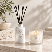 AIKUN Fabricant – Coffret Cadeau Personnalisé avec Étiquette Privée, Options de Parfums Multiples, Diffuseur à Bâtonnets Longue Durée