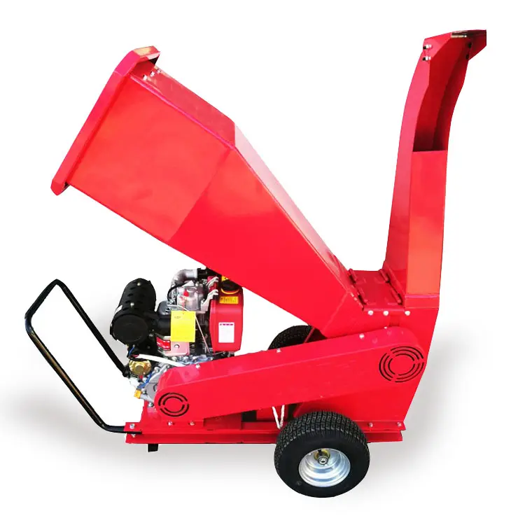 Mobile Traktor Shredder Holzhacker Maschine Diesel kraft